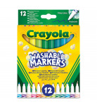 Набор фломастеров Crayola Washable Markers Fine Line 12 шт 