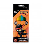 Карандаши цветные Yes Ninja 24 цвета 