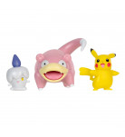 Набор фигурок Pokemon W18 Slowpoke, Pikachu and Litwick