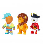 Набор коллекционных фигурок Stumble Guys Велоцит, Леонидас, Капитан Нохарт