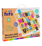 Деревянная рамка-вкладыш Kids Hits Wooden ABC Sorting Board (англ)