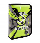 Пенал твердый одинарный с клапаном Yes Football HP-03