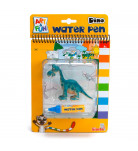 Набор для творчества Simba Книга-раскраска Water pen Dino