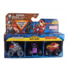 Набор машинок Monster Jam Mini Marvel 1:87