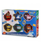 Набор Robocar Poli Мини спасатели-трансформеры Делюкс 6 шт