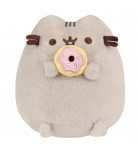 Мягкая игрушка Aurora Кот Pusheen с пончиком 11 см