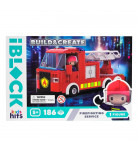Конструктор Kids Hits IBlock Junior Пожарная машина 186 эл