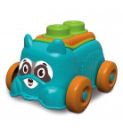 Машинка с конструктором Clementoni Sensory Raccoon Soft Clemmy