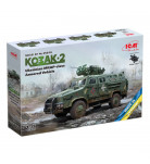 Сборная модель ICM Козак-2, украинский бронеавтомобиль MRAP-класса 1:35