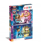 Пазл 2 в 1 Clementoni Super color Paw Patrol the Mighty Movie 2 х 20 эл