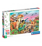 Пазл Clementoni Noli Land of Dinosaurs 104 эл