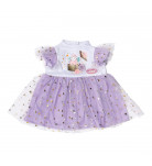 Одежда для куклы Baby born Сиреневое Платье 