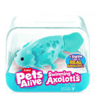 Интерактивная игрушка PetsRobo Alive S1 Аксолотль бирюзовый