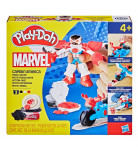 Набор для лепки Play-Doh Капитан Америка с мотоциклом