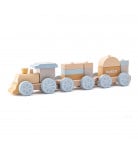 Развивающая игрушка Cubika Поезд LP-8, 15 эл