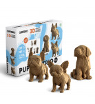 Картонный конструктор Cartonic 3D Puzzle Puppies Trio