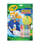 Раскраска с маркерами Crayola Sonic 