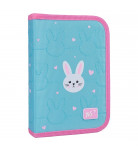 Пенал твердый одинарный с двумя клапанами Yes Funny Bunny