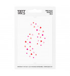 Набор временных тату TATTon.me Fleckles hearts mix