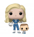 Набор игровых фигурок Funko Pop Фантастическая 4: Первые шаги Невидимая леди и Франклин