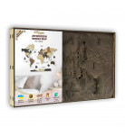 Деревянная Карта Мира 2D Creatifwood разноцветная 70×100 см