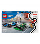 LEGO City Grid F1® с автомобилями для гонок VCARB и Sauber  60474