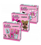 Набор настольных игр Spin Master L.O.L. Surprise Jumbo Card Game, Dominos, головоломка