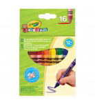 Набор треугольных восковых мелков Crayola Mini Kids Washable 16 шт