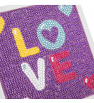 Алмазная картина-мозаика Grafix Love 15х15 см
