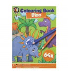 Книга-раскраска Grafix Dino 64 с