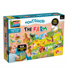 Настольная игра-пазл Lisciani Montessori The Farm (укр/англ)