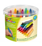Набор больших восковых мелков Crayola Mini Kids Jumbo crayons 24 шт