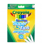 Набор фломастеров Crayola Washable Super Tips 12 шт