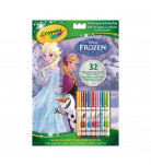 Книга-раскраска с фломастерами Crayola Холодное сердце
