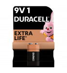 Батарейки щелочные Duracell 9V 6LR61/MN1604 1 шт