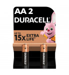 Батарейки щелочные Duracell Professional AA 1.5V LR6/MX1500 2 шт
