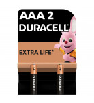 Батарейки щелочные Duracell Professional AAA 1.5V LR03/MN2400 2 шт