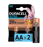 Батарейки щелочные Duracell Ultra Power AA 1.5V LR6/MX1500 2 шт