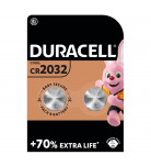 Батарейки литиевые Duracell 3V DL/CR2032 2 шт