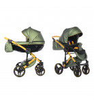 Универсальная коляска 2 в 1 Junama Fluo Line II 06 Green/Yellow 