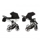Универсальная коляска 2 в 1 Junama Diamond S-line 04 Black/White 