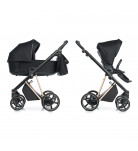 Коляска 2 в 1 Roan Ivi Raven Rose Gold