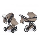 Универсальная коляска 2 в 1 Junama Space Eco New 02 Cappuccino