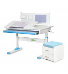Комплект мебели ErgoKids Парта Тумба TH-325 Blue S