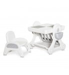 Комплект Mealux Стол Стул Robin White/Grey
