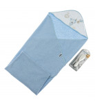 Полотенце и набор расчесок Interbaby Teddy Blue 100х100 см 