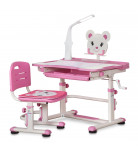 Комплект Mealux Evo-kids Парта Стул Лампа BD-04 P XL Teddy