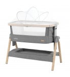 Приставная кроватка Kikka boo Nanna Dark Grey
