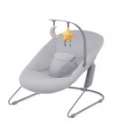 Шезлонг-качалка Kinderkraft Calmee Grey