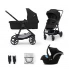 Универсальная коляска 3 в 1 Kinderkraft Newly Classic Black